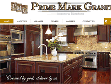 Tablet Screenshot of primemarkgranite.com